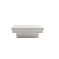 2" x 2" Sq. Ornamental Vinyl Post Cap - 1740W - White (PostCaps)