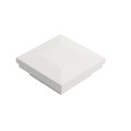 2" x 2" Sq. Ornamental Vinyl Post Cap - 1740W - White (PostCaps)