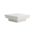 2" x 2" Sq. Ornamental Vinyl Post Cap - 1740W - White (PostCaps)