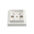 2" x 2" Sq. Ornamental Vinyl Post Cap - 1740W - White (PostCaps)