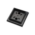 2 1/2" x 2 1/2" Sq. Ornamental Vinyl Post Cap - 1741B - Black 