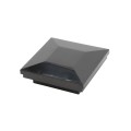 2 1/2" x 2 1/2" Sq. Ornamental Vinyl Post Cap - 1741B - Black 