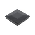 2 1/2" x 2 1/2" Sq. Ornamental Vinyl Post Cap - 1741B - Black 