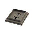 LMT 3" Sq. Ornamental Post Cap (Textured Bronze)