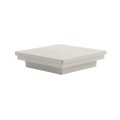 3" x 3" Ornamental Post Cap - Textured White