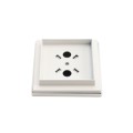 3" x 3" Ornamental Post Cap - Textured White