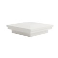 3" x 3" Sq. Ornamental Vinyl Post Cap - 1742W - White (PostCaps)