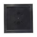 3 1/2" Sq. Ornamental Vinyl Post Cap - 1743B - Black