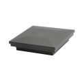 3 1/2" x 3 1/2" Sq. Ornamental Vinyl Post Cap - 1743BLKMATTE - Black Matte