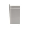 LMT 2" x 7" x 4" Privacy Panel Gate Socket (White) for Homeland Vinyl Products - 1755-WHITE