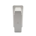 LMT 2" x 7" x 4" Privacy Panel Gate Socket (White) for Homeland Vinyl Products - 1755-WHITE