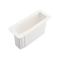 2" x 7" x 5" Privacy Panel Gate Socket (White) (Default)
