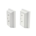 2" x 3.5" Deck Board Rail Bracket w/Covers -Kit (White) (Default)