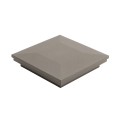 LMT 4" Sq. Ornamental Post Cap (Textured Bronze) (Default)