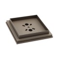 LMT 4" Sq. Ornamental Post Cap (Textured Bronze) (Default)