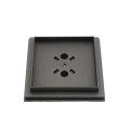 4" x 4" Ornamental Vinyl Post Cap - Textured Matte Black Black