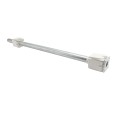 LMT 4" x 48" Schedule 40 Galvanized Steel Rook Fence Post Mount w/ Rooks & Hardware - LMT 1783 (Default)