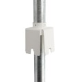 LMT 4" x 48" Schedule 40 Galvanized Steel Rook Fence Post Mount w/ Rooks & Hardware - LMT 1783 (Default)