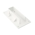 1 1/2" x 5 1/2" Vinyl Fence Removable Gate Bracket Kit With Locking Pin (3 Each) - LMT 1789-3WHITE