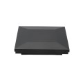4 1/4" x 4 1/4" Sq. Ornamental Vinyl Post Cap - 1790BLK - Black 