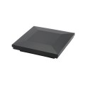 4 1/4" x 4 1/4" Sq. Ornamental Vinyl Post Cap - 1790BLK - Black 