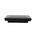 4 1/4" x 4 1/4" Sq. Ornamental Vinyl Post Cap - 1790BLK - Black 