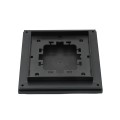 4 1/4" x 4 1/4" Sq. Ornamental Vinyl Post Cap - 1790BLK - Black 