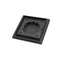 4 1/2" x 4 1/2" Sq. Ornamental Vinyl Post Cap - 1791BLK - Black