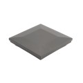 4 1/2" x 4 1/2" Sq. Ornamental Vinyl Post Cap - 1791BLK - Black