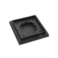 4 1/2" x 4 1/2" Sq. Ornamental Vinyl Post Cap - 1791BLK - Black