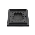 4 1/2" x 4 1/2" Sq. Ornamental Vinyl Post Cap - 1791BLK - Black