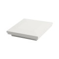 4 1/2" x 4 1/2" Sq. Ornamental Vinyl Post Cap - 1791W - White (PostCaps)