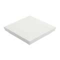 4 1/2" x 4 1/2" Sq. Ornamental Vinyl Post Cap - 1791W - White (PostCaps)
