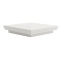 4 1/2" x 4 1/2" Sq. Ornamental Vinyl Post Cap - 1791W - White (PostCaps)