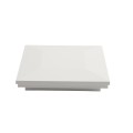 5" x 5" Sq. Ornamental Vinyl Post Cap - 1798W - White
