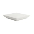 5" x 5" Sq. Ornamental Vinyl Post Cap - 1798W - White