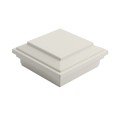 4 1/2" x 4 1/2" Sq. Trex® Classic White Vinyl Flat Top New England Post Cap For Trex® Posts