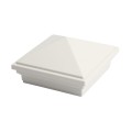 4 1/2" x 4 1/2" Sq. Trex® Classic White Pyramid Top New England Vinyl Post Cap For Trex® Posts - LMT-1815