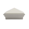 4 1/2" x 4 1/2" Sq. Trex® Classic White Pyramid Top New England Vinyl Post Cap For Trex® Posts - LMT-1815
