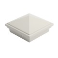 4 1/2" x 4 1/2" Sq. Trex® Classic White Pyramid Top New England Vinyl Post Cap For Trex® Posts - LMT-1815