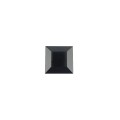 2" x 2" Square Vinyl Post Cap For 2" Aluminum Fence Post (Black)
