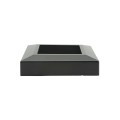 3" Square Post Skirt - Aluminum (Black)