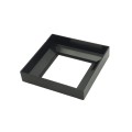 3" Square Post Skirt - Aluminum (Black)