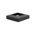 3" Vinyl Post Skirt for Aluminum Fence Post from  for Vinyl Fence and Railing (Square) for Vinyl Fence and Railing (Black Matte)