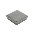 LMT 3 5/8" x 3 5/8" Sq. Suffield Vinyl Post Cap (For 4" x 4" Wood Post) Antique Gray - 1904AGR