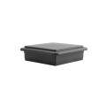 LMT 3 5/8" x 3 5/8" Sq. Suffield Vinyl Post Cap (For 4" x 4" Wood Post) Black Matte
