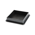LMT 4 1/2" x 4 1/2" Sq. Suffield Vinyl Post Cap (For 5" x 5" Wood Post) Antique Gray - 1905AGR (PostCaps)