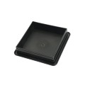 LMT 4 1/2" x 4 1/2" Sq. Suffield Vinyl Post Cap (For 5" x 5" Wood Post) Hammertone Black - 1905HB
