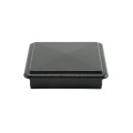LMT 4 1/2" x 4 1/2" Sq. Suffield Vinyl Post Cap (For 5" x 5" Wood Post) Hammertone Black - 1905HB