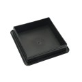 LMT 4 1/2" x 4 1/2" Sq. Suffield Vinyl Post Cap (For 5" x 5" Wood Post) Hammertone Black - 1905HB